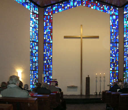 Foto: Gottesdienst in der Simon-Petrus-Kirche